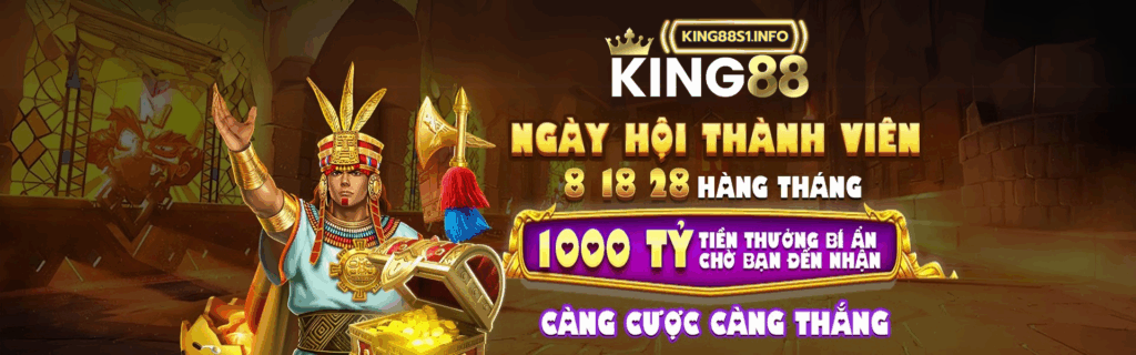 King88 - Link Chính Thức King88.com | Sân Chơi Giải Trí #1 1 King88S1 Info Banner