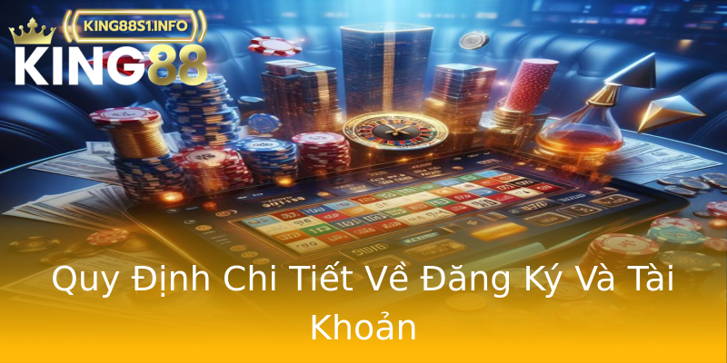 Quy Định Chi Tiết Về Đăng Ký Và Tài Khoản Quy Định Chi Tiết Về Đăng Ký Và Tài Khoản